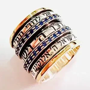 Judaica Blessings Rings – Discover Spiritually Meaningful Spinner Rings Handmade in Israel