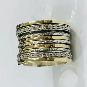 Chunky Rings: Powerful Spinner Jewelry Infused with Meaningful Judaica Design