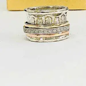 Zircon Spinner Ring for Women