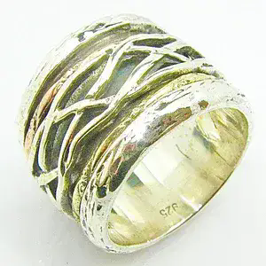 Geometric Spinner Ring
