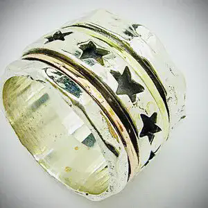 Boho Spinner Ring for Women